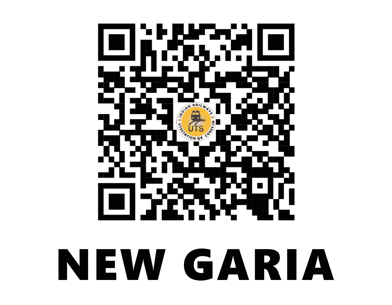 UTS QR Code for NEW GARIA - NGRI (ER - WEST BENGAL)